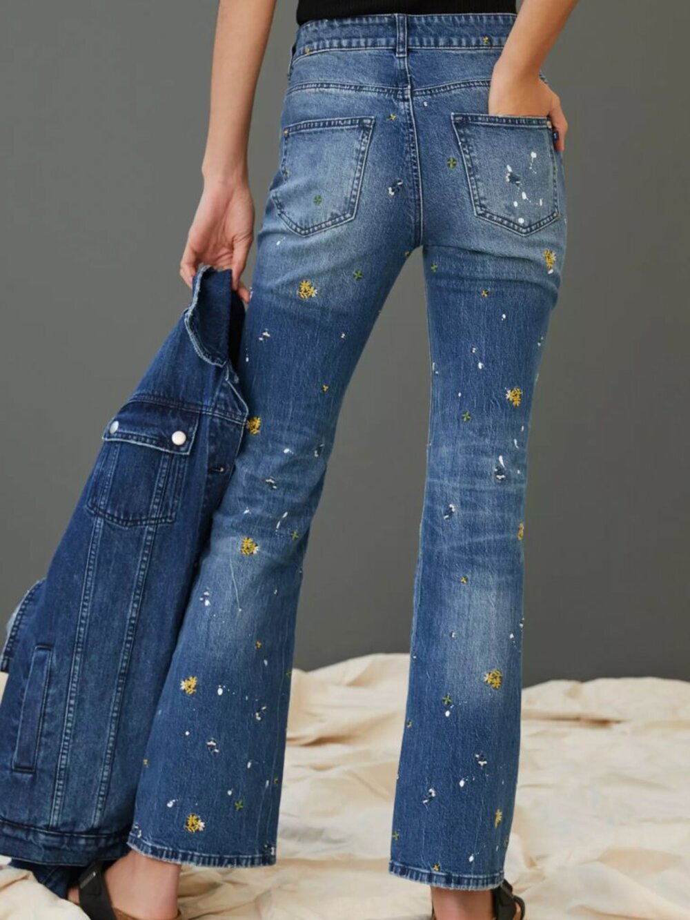 Anthropologie Pilcro The Icon Flare Jeans Size 28 - Picture 2 of 9